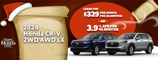 Honda CR-V special offer