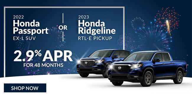 Honda Passport and Ridgeline offers