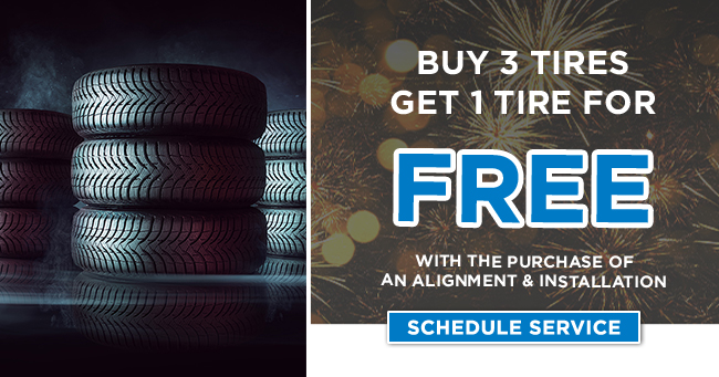 buy 3 tires get 1 for free