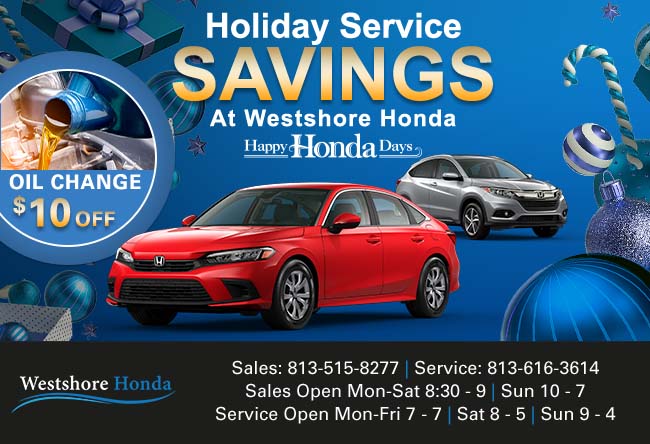 Fall Into Service Savings at Westshore Honda