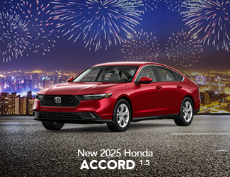 Special offer on new Honda Accord