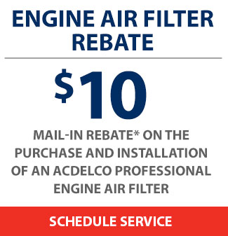 Engine Air Filter Rebate