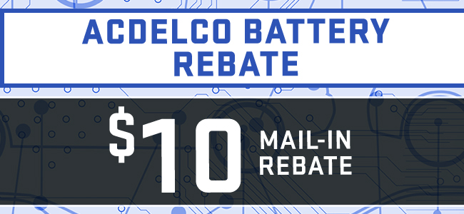ACDelco Battery Rebate