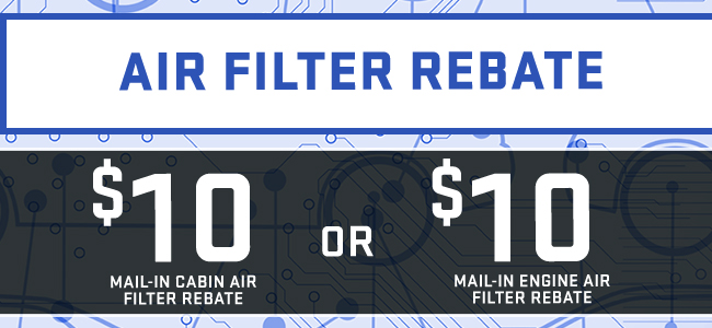 Air Filter Rebate