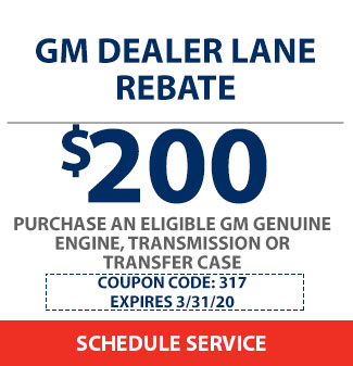 $200 GM Dealer Lane Rebate