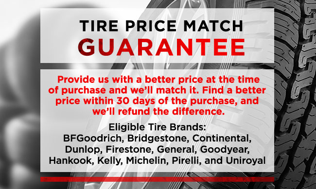 Tire Price Match Guarantee