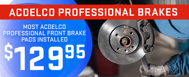 $129.95 ACDelco Professional Brakes