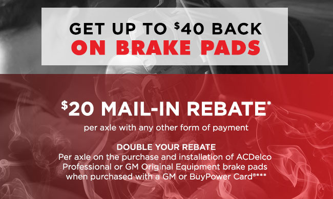 Get Up To $40 Back On Brake Pads