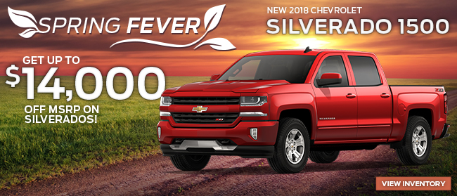 New 2018 Chevrolet Silverado 1500