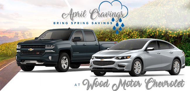 Get Savings Worth Craving At Wood Motor Chevrolet