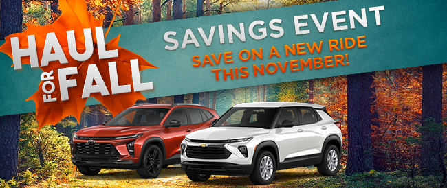 Haul for Fall Savings Event - Save on a new ride this November