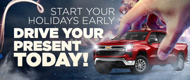 Start your Holidays early Drive your present today
