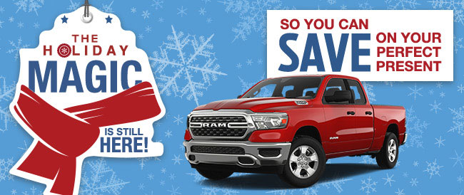 Start your Holidays early - Drive a new RAM today