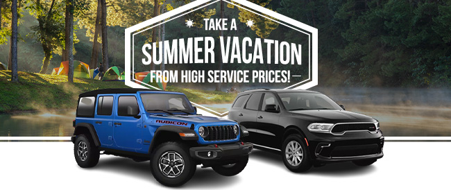 take a summer vacation from high service prices