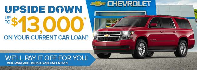 Upside Down Up To $13,000 On Your Current Car Loan?