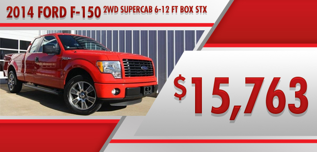 2014 Ford F-150 2WD SuperCab 6-12 Ft Box STX