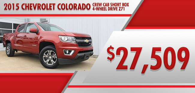 2015 Chevrolet Colorado Crew Cab Short Box 4-Wheel Drive Z71