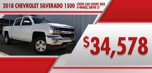 2018 Chevrolet Silverado 1500 Crew Cab Short Box 4-Wheel Drive LT