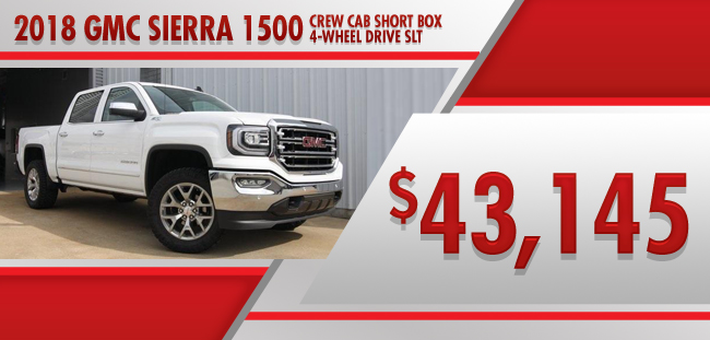 2018 GMC Sierra 1500 Crew Cab Short Box 4-Wheel Drive SLT