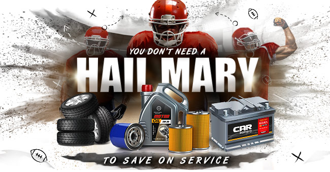 You don't need a Hail Mary to save on service