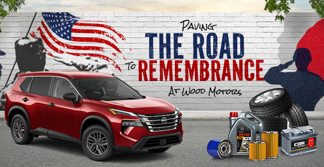 paving the road to remembrance at Wood Motors