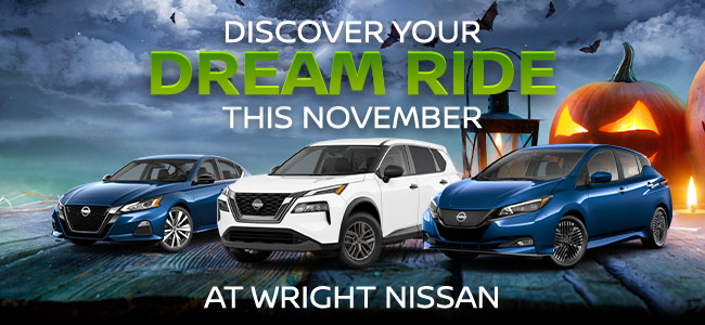 Discover your dream ride this Novemebr - lineup three Nissan