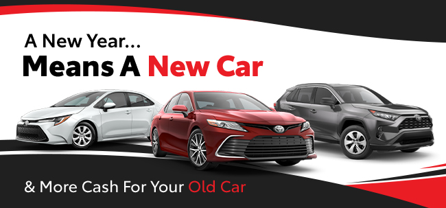 A New Year Means A New Car - more cash for your old car