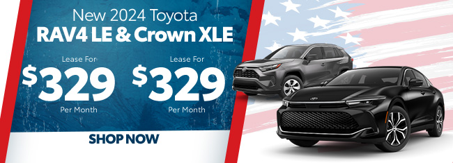 New Toyota RAV4 and Crown offers