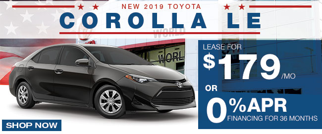 New 2019 Toyota Corolla LE