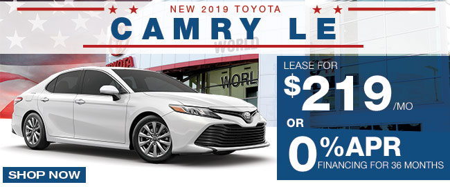 New 2019 Toyota Camry LE