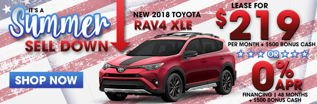 New 2018 Toyota RAV4 XLE