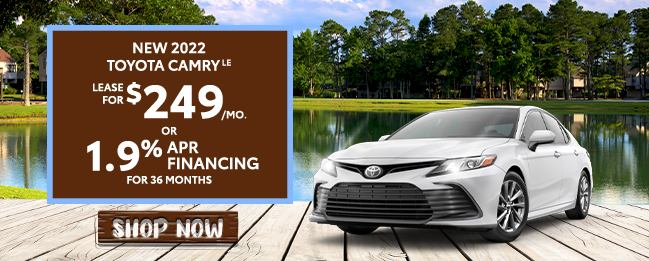 promotional offer from World Toyota featuring Toyotas