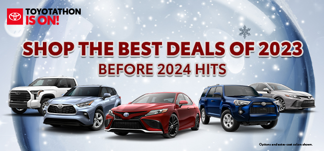 Toyotathon is on, shop the best deals of 2023 before 2024 hits