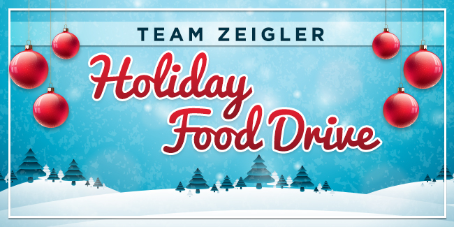 Team Zeigler Holiday Food Drive!