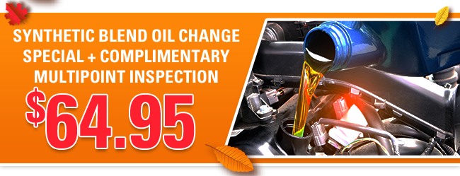 Oil change and complimentary multipoint inspection