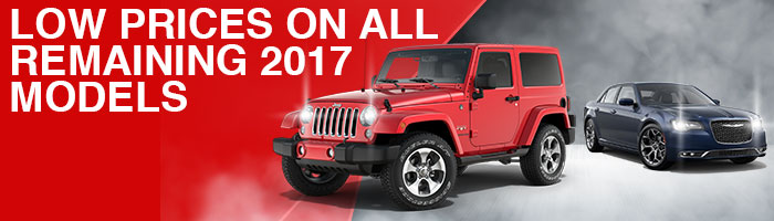 Low Prices On All Remaining 2017 Models 