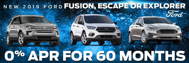 2019 Ford Fusion, Escape Or Explorer