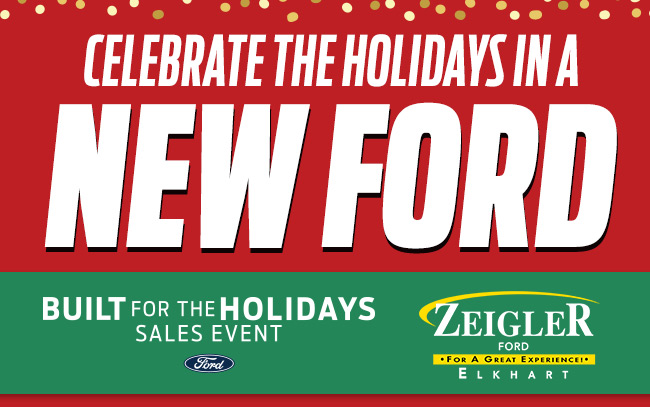 Celebrate The Holidays In A New Ford