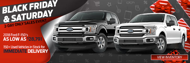 2018 Ford F-150s and 150+ Used Vehicles