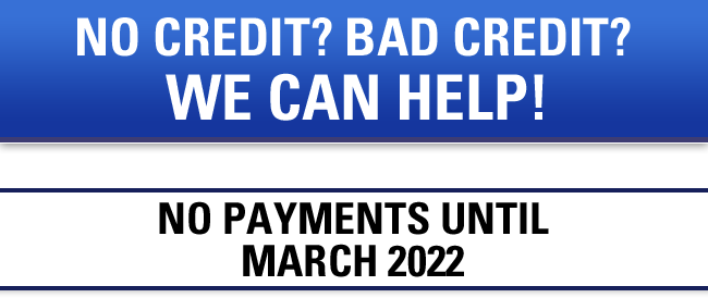 No credit? Bad Credit? we can help