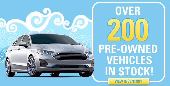 promotional offer showing Ford vehicle