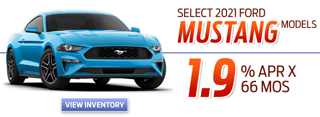 select 2021 Mustang models