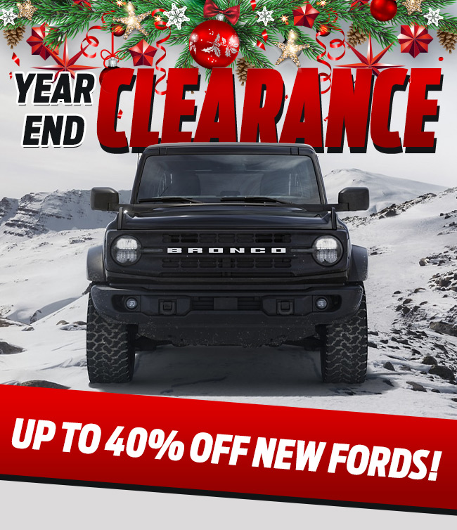YEAR END CLEARANCE!