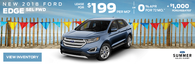 New 2018 Ford Edge SEL FWD