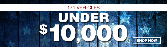 171 Vehicles Under $10,000