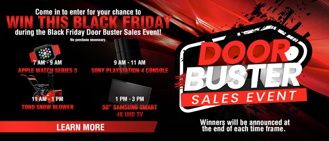 Black Friday Door Buster Sales Event and Giveaway!