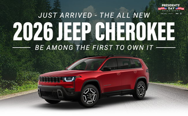 Just arrived - the all new 2026 Jeep Cherokee - Be among the first to own it