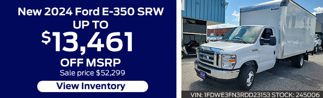 New 2024 Ford E-350 SRW