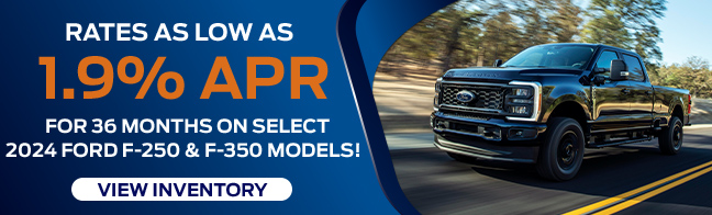 APR special on select 2024 Ford F-250 and F-359 models