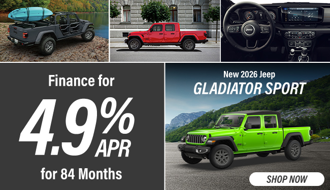 2026 Jeep Galdiator Sport offer